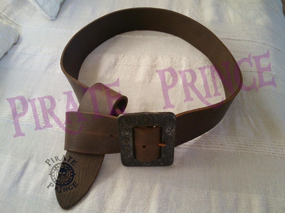 Pirate Velcro Belt by Myself Belts