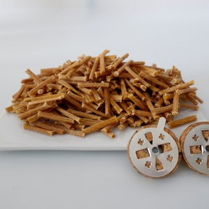 Organic Beeswax Wicks & Cork Floats for Vigil Oil Lamps (400+ pcs) handmade