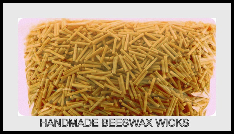 Beeswax Wicks and Cork Float For Vigil Oil Lamps 45 grmsover image 3