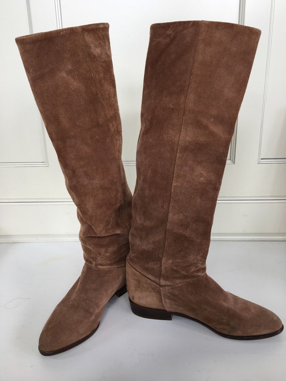 tall suede boots