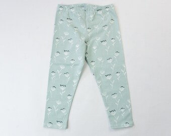 Organic leggings, Baby leggings, Toddler leggings, Newborn leggings, Girl leggings, Evelyckan Design, Baby gift, Newborn outfit, Baby shower