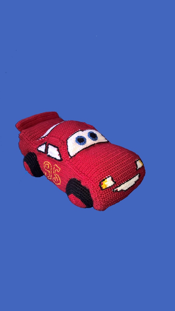 Lightning Mcqueen 11 Cars Crochet Toy Etsy
