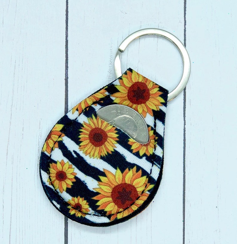 Quarter Holder Keychain quarter keeper coin holder Etsy