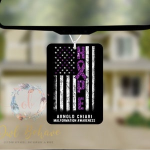 Chiari Malformation car air freshener - air fresheners - new car gift - car accessories - Chiari warrior  - car freshie
