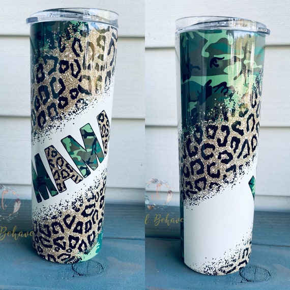 Camo Print Wholesale Tumbler Cup with Handle