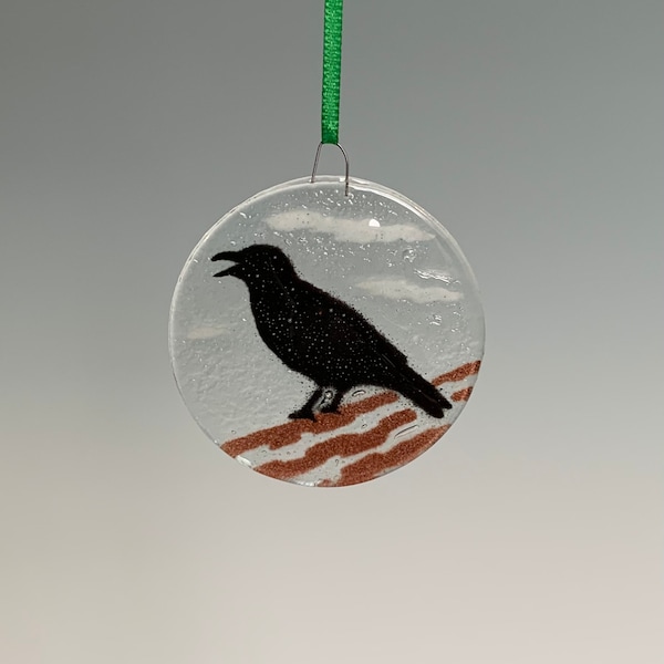 Crow Ornament Black Bird