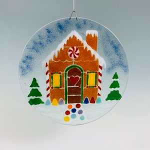 Gingerbread House Suncatcher large