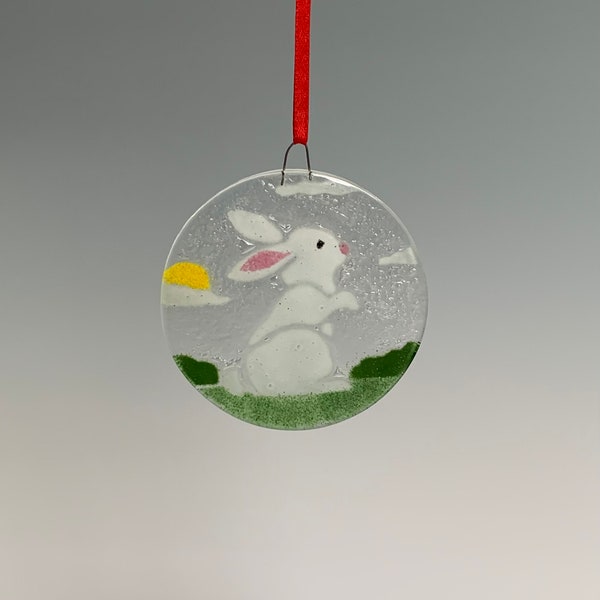 Glass Rabbit Etsy