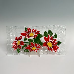 Weihnachtsstern-Serviertablett