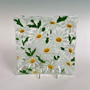 Daisy Square Plate, Serving Dish