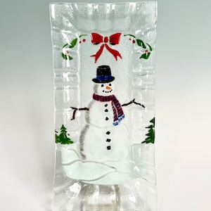 Snowman Serving Tray