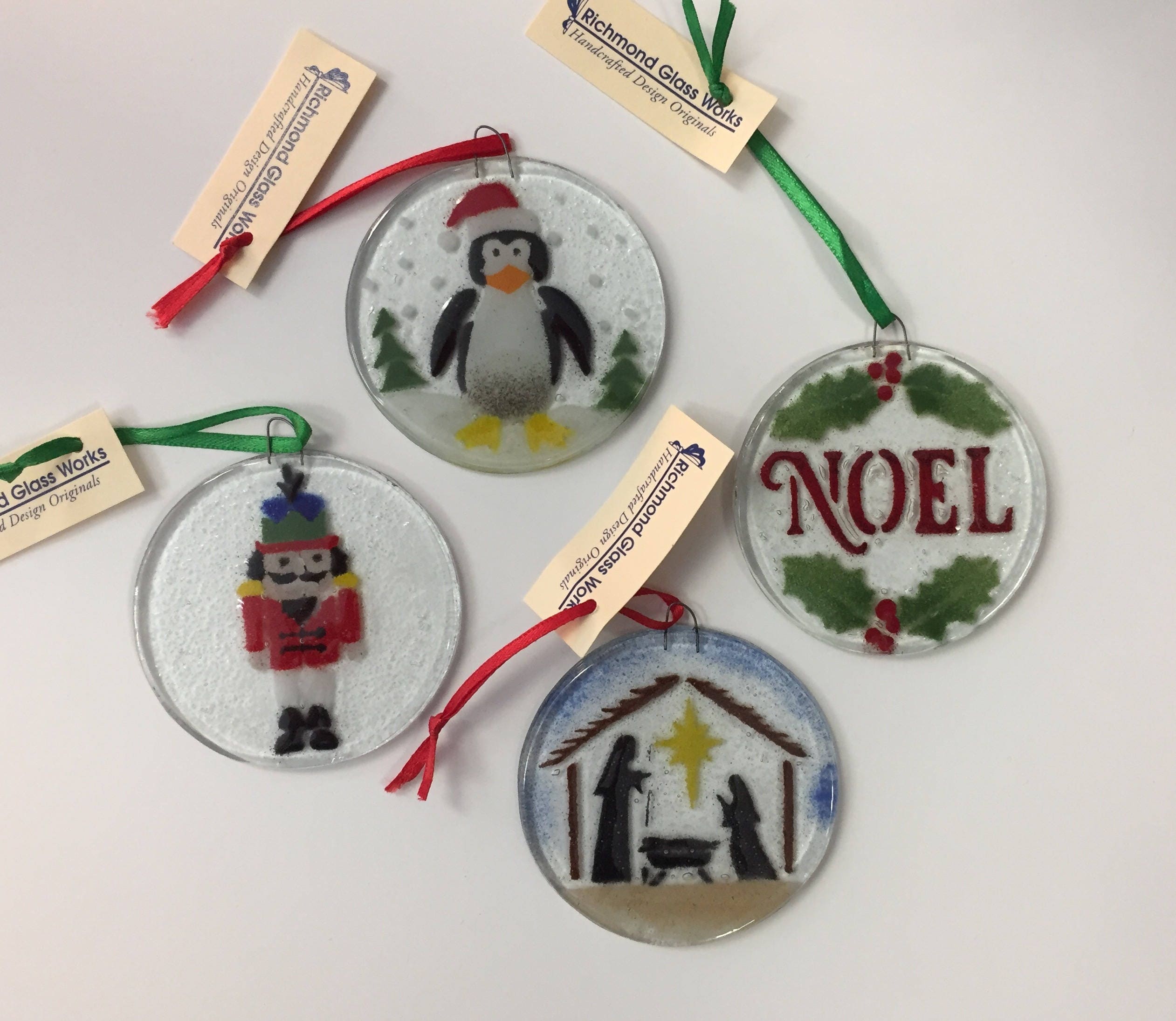 Nutcracker Ornament Fused Glass Ornament Nutcracker Etsy