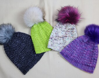 lime green stocking hat