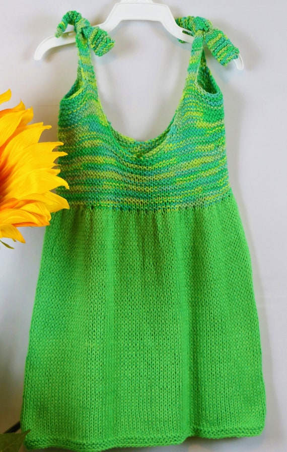 bright green summer dress