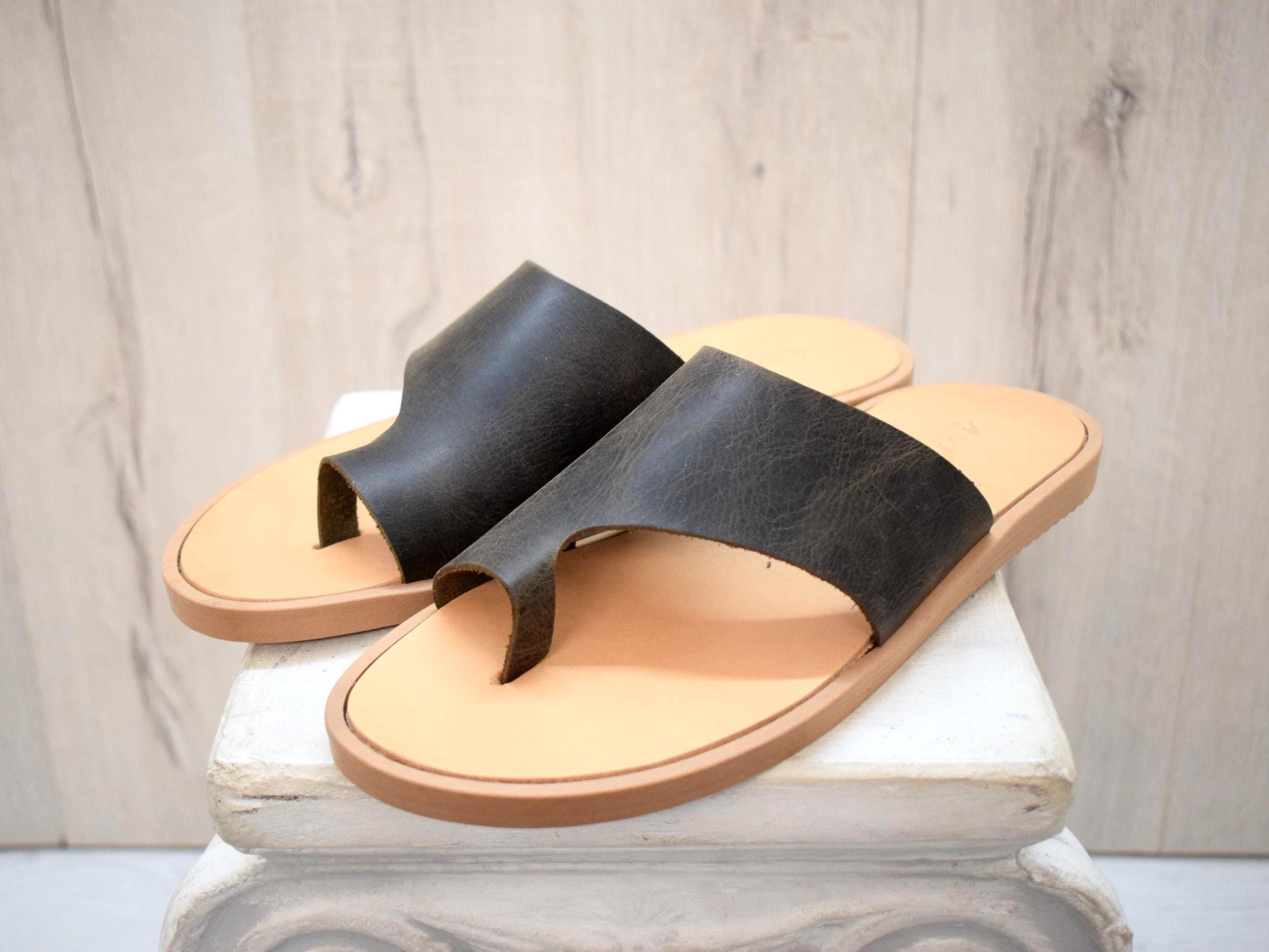 Sandals With Toe Loop - Etsy