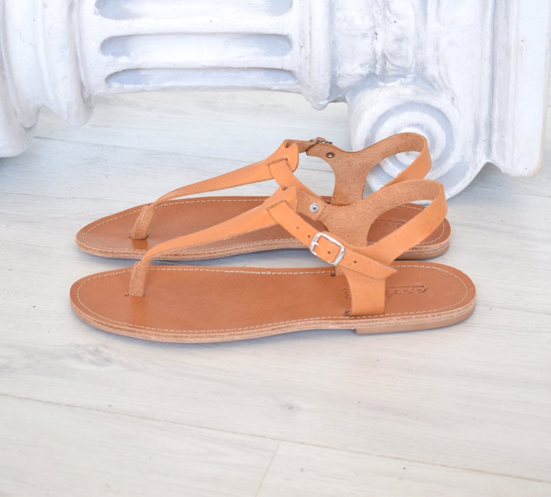 Ancient Greek Leather Sandals Handmade Sandals Spartan - Etsy