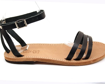 Sandalias de mujer de estilo elegante, hechas a mano en una variedad de colores, marca TRIGOS.