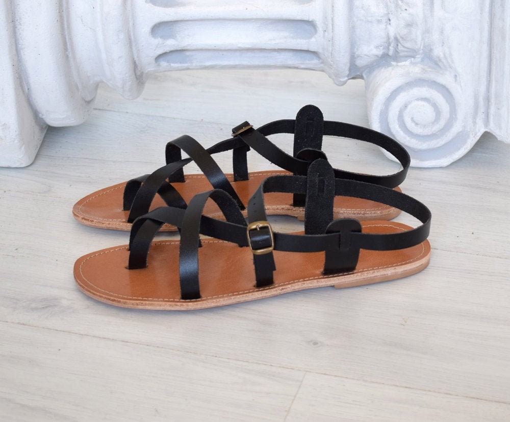 Bruidsfeest Schoenen damesschoenen Sandalen Slingbacks & Slides Astir sandalen Hellen Strappy Oude Griekse sandalen Handgemaakt leer 