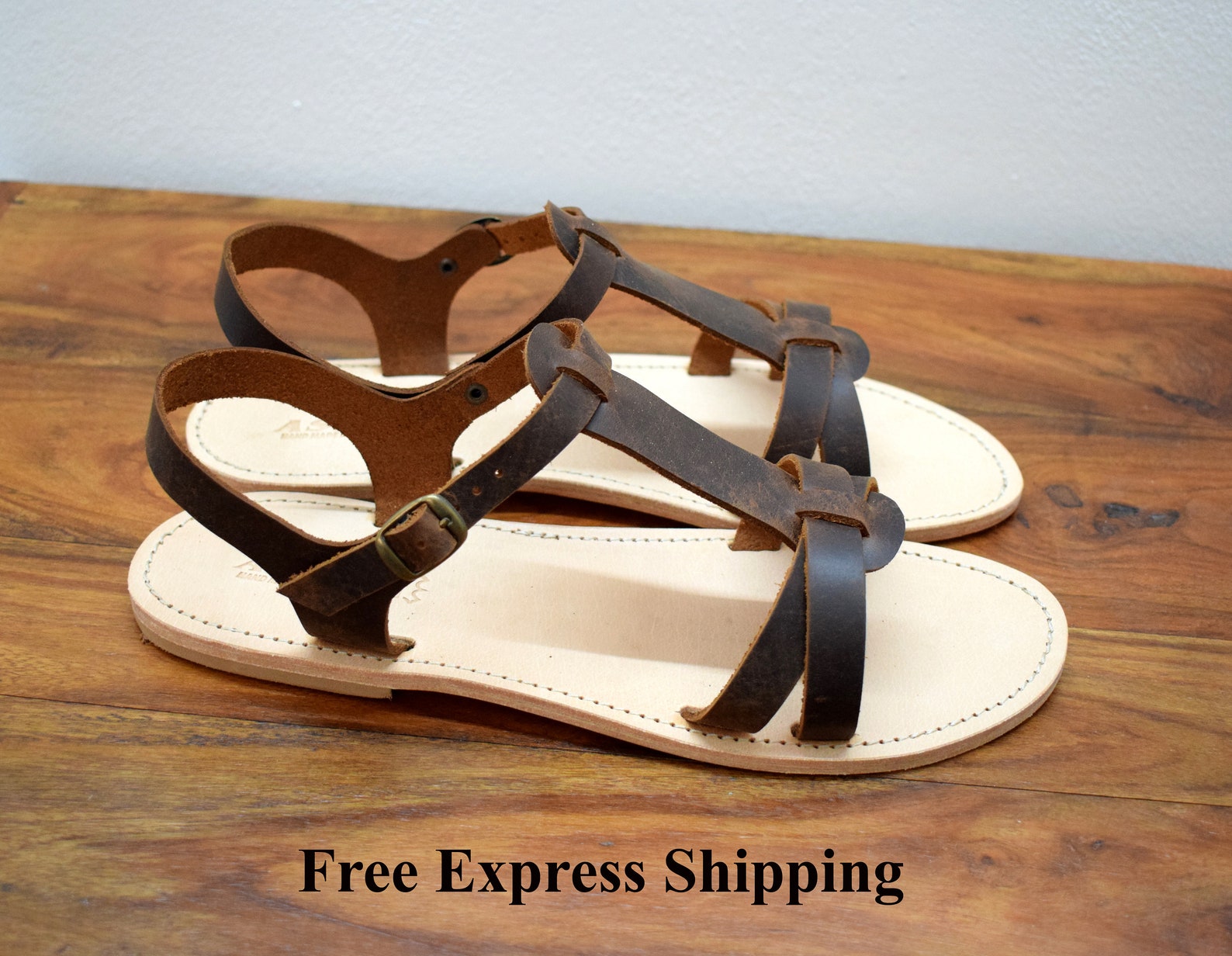 Men Greek Leather Sandals Handmade Spartan Sandals Etsy