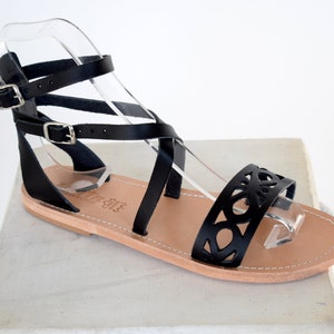 Ancient Greek leather sandals, Lace up sandals, Tan sandals, Women sandals, Slide sandals, handmade sandals, Summer sandals DALIDA