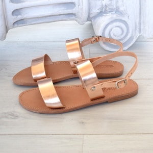 Sandals for Men and Women with Genuine Leather in Ancient Greek Style - ARTEMIS1