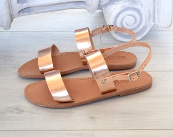 Sandals for Men and Women with Genuine Leather in Ancient Greek Style - ARTEMIS1