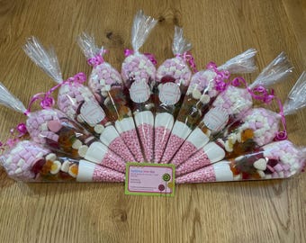 Pre Filled Sweet Cones**Wedding Favour**Party bag**Fully personalised