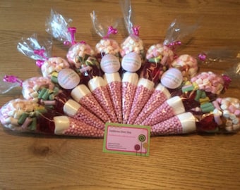 Pre Filled Sweet Cones**Wedding Favour**Party bag**Fully personalised