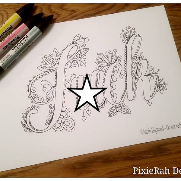 Libro da colorare sweary