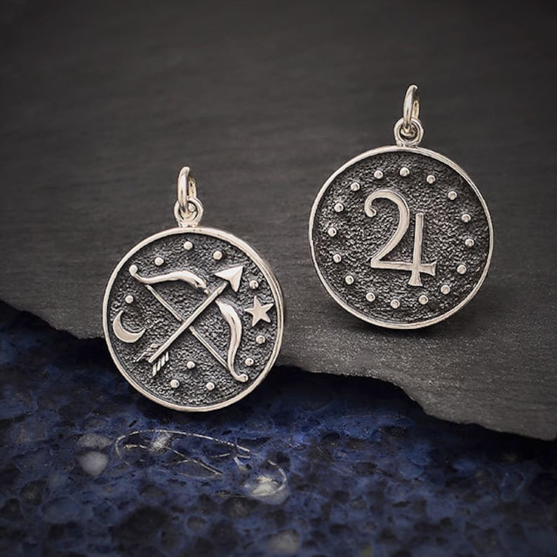 925 Sterling Silver Cancer Zodiac Charm. Astrology Pendant. Etsy