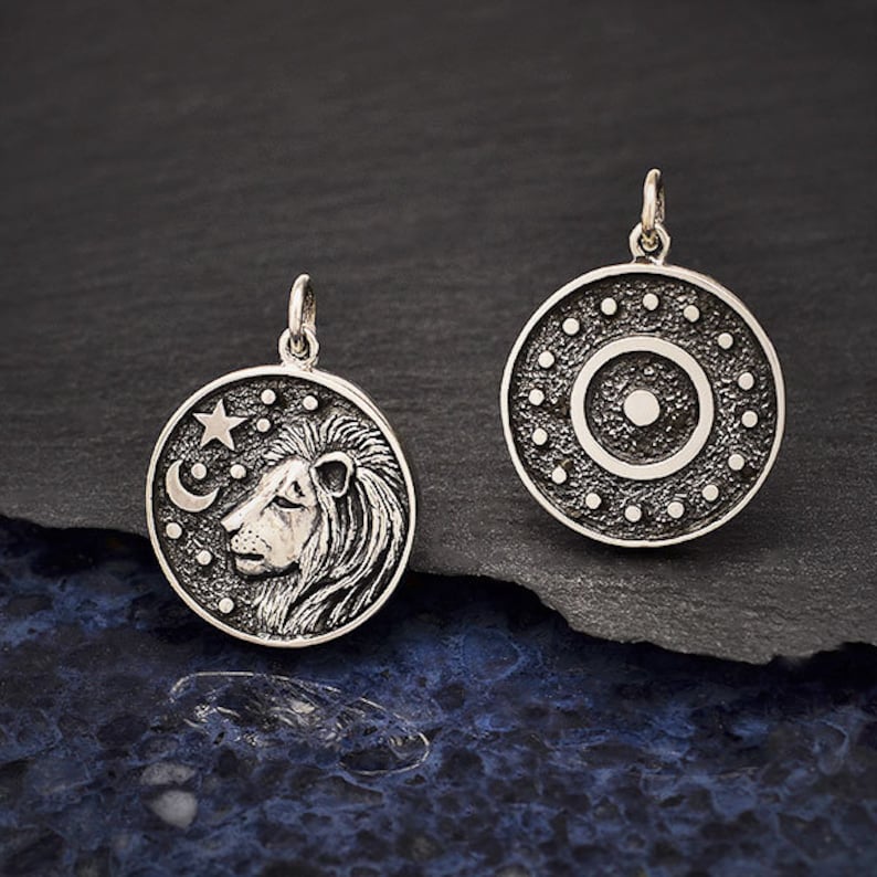 925 Sterling Silver Cancer Zodiac Charm. Astrology Pendant. Etsy