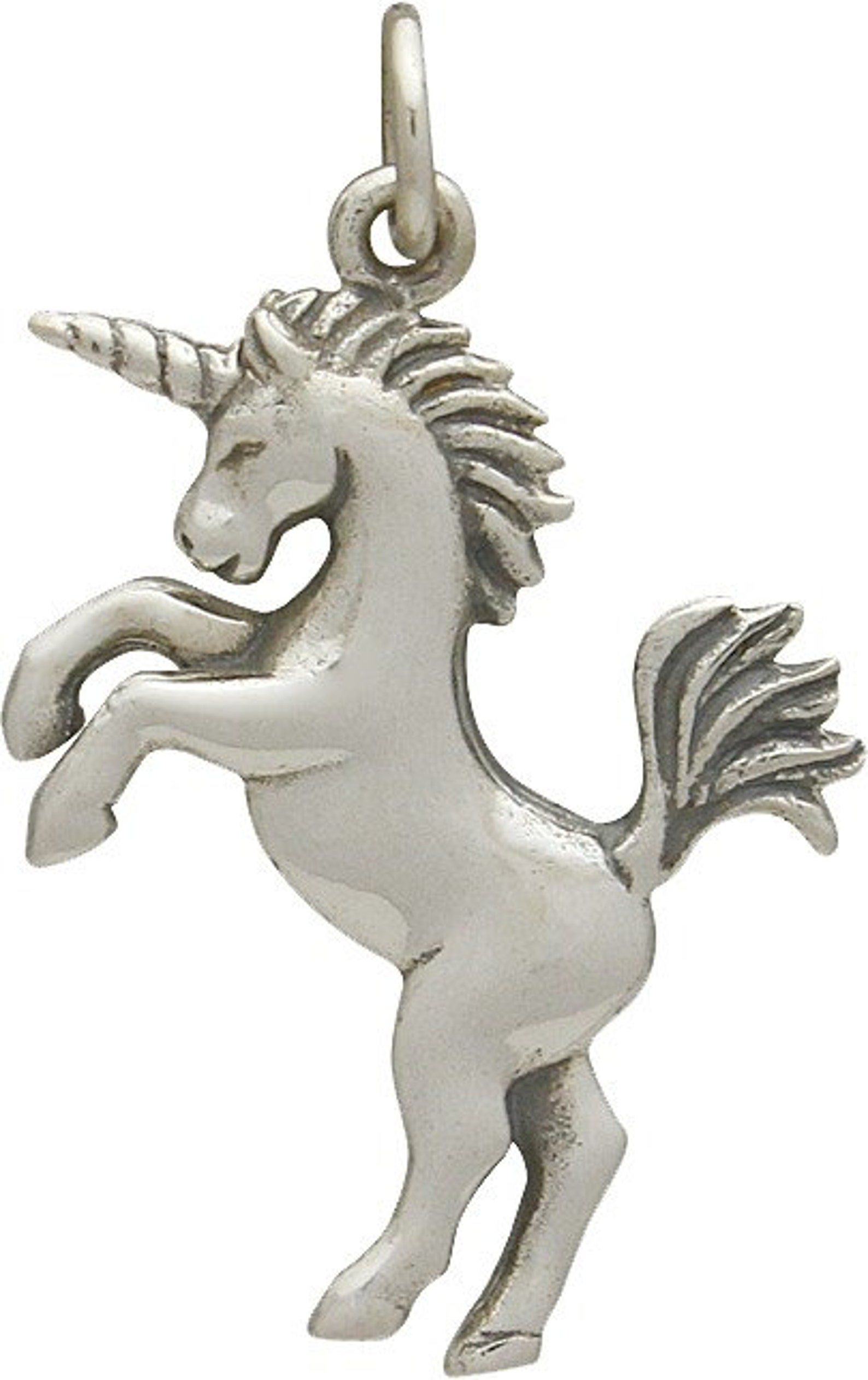 Sterling Silver Unicorn Charm .925 Solid Sterling Silver Etsy