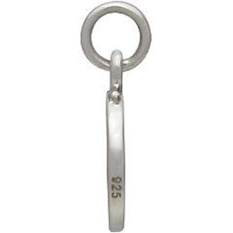925 Sterling Silver Element Charm. Sterling Silver Fire Element Charm