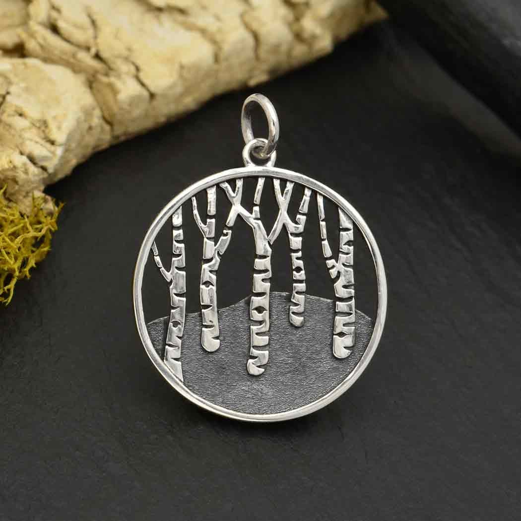 Birch tree best sale necklace