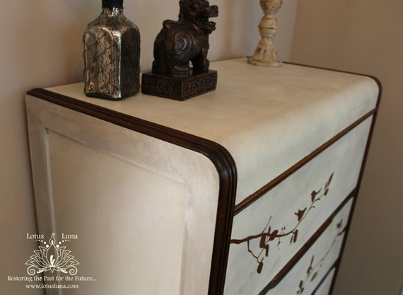 Sold Sakura Waterfall Dresser Etsy