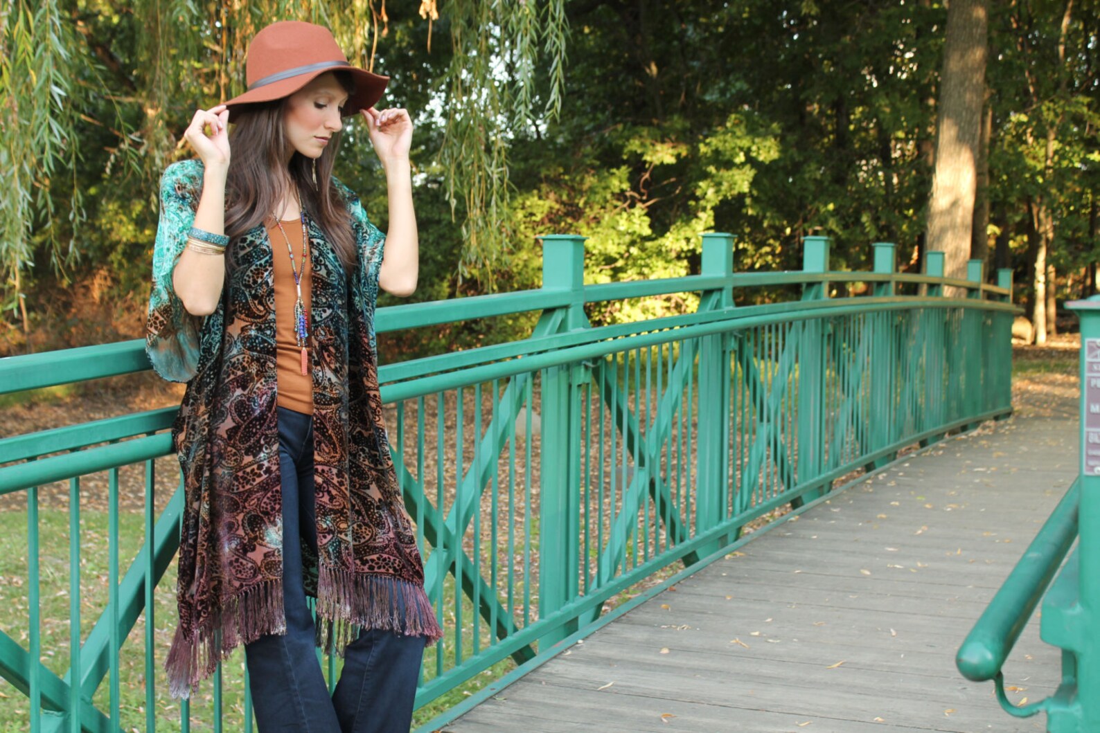 Velvet Fringe Kimono Burnout Velvet Kimono Jacket Etsy