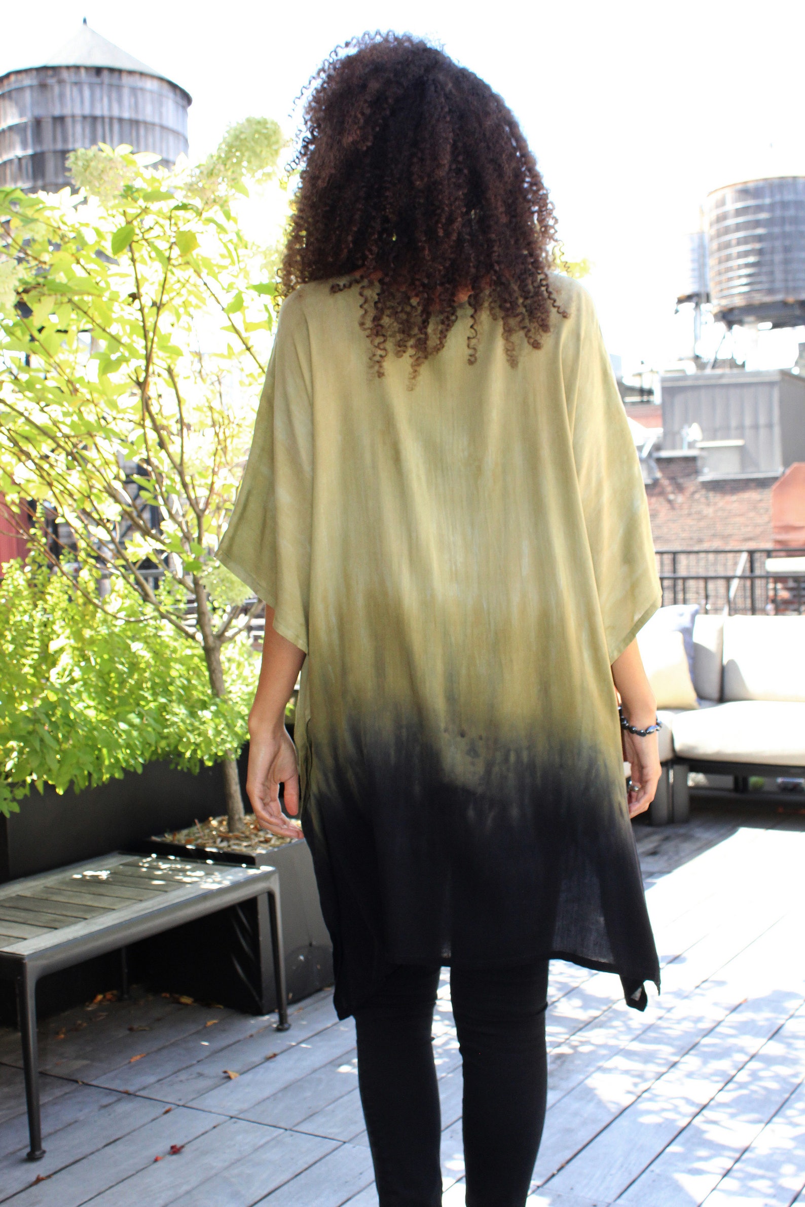 Green Layered Bodice Top