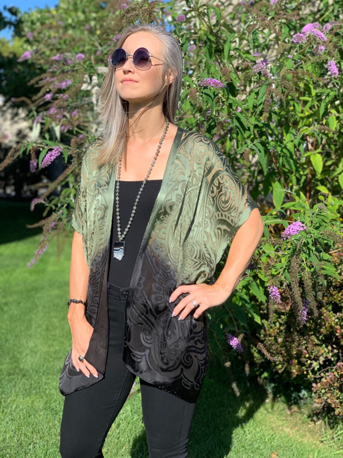 Ladies dressy kimonos best sale