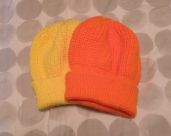 Neon fisherman rib hats