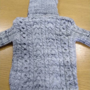 Aran knitted children hoodies image 5