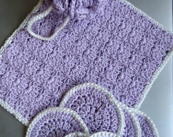 Cotton crochet wash set