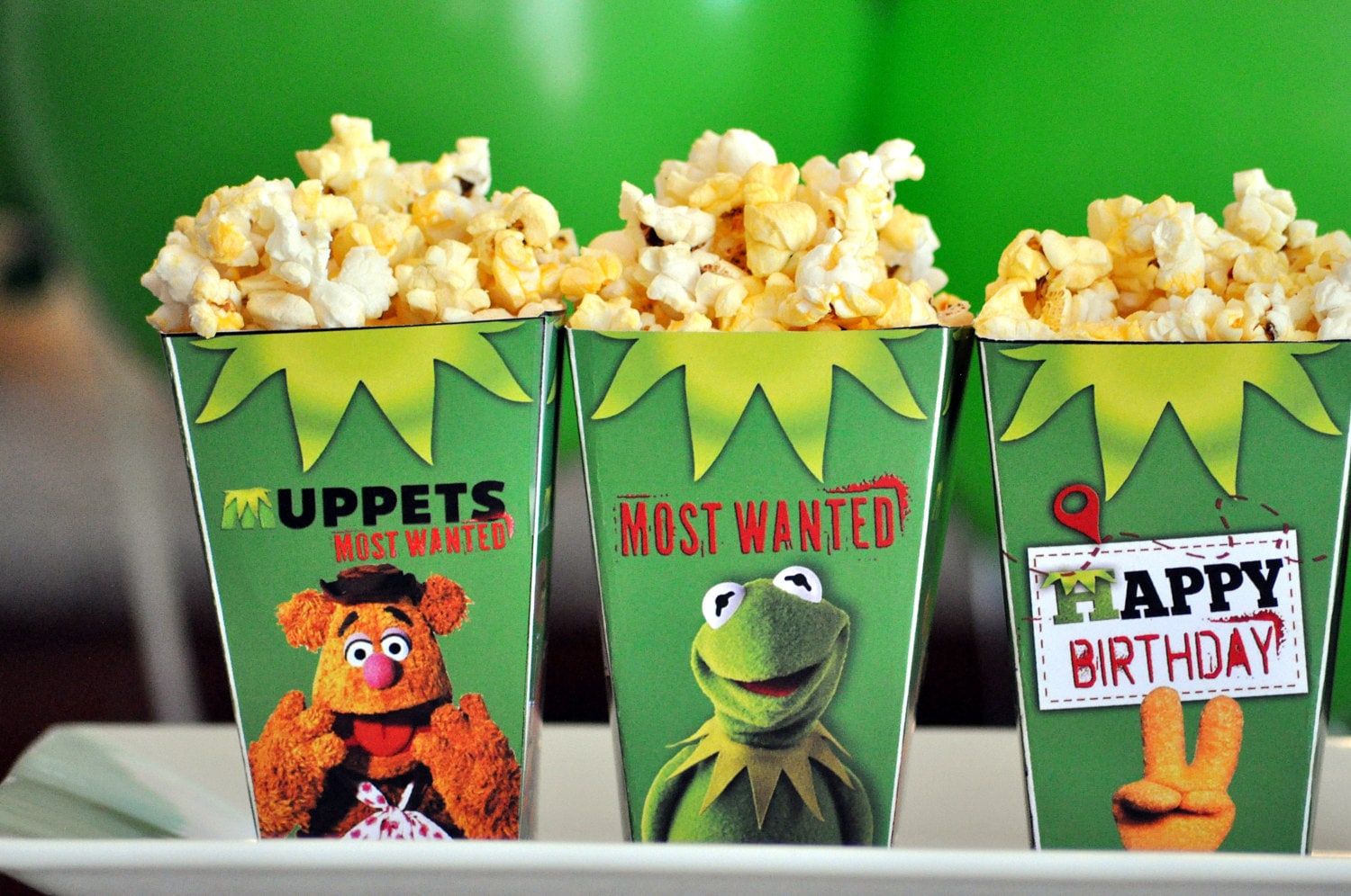 Muppets Most Wanted Popcorn Box Etsy