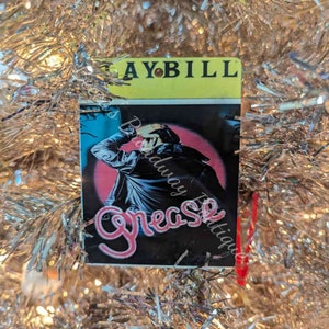 Grease the Musical Playbill Ornament
