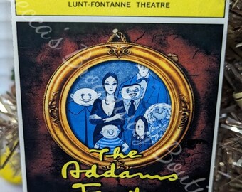 The Addams Family Musical Inspired Playbill Ornament-Made to Order