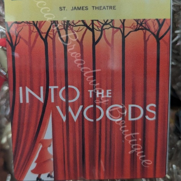 Into the Woods Musical Playbill Ornament-Made to Order