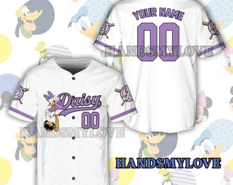 Custom Ddisney Character Mickey Game Day Baseball Jersey Ddisney Baseball Player Outfit For Baseball Fans Matching Outfit For Baseball Lover