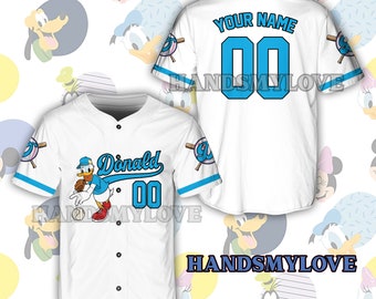 Aangepaste Ddisney karakter Mickey Game Day honkbal Jersey Ddisney honkbalspeler Outfit voor honkbalfans bijpassende outfit voor honkballiefhebber