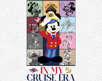Ddisney In My Cruise Era PNG voor sublimatie Mickey en vrienden Cruise Line Png-bestand Ddisney vakantiereis Instant Download Cruise Lover PNG