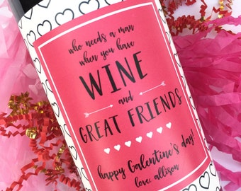 Personalized New Home Housewarming Gift Wine Label There/'s No Place Like Home First Home Realtor Closing Gift Lilly Pulitzer inspired