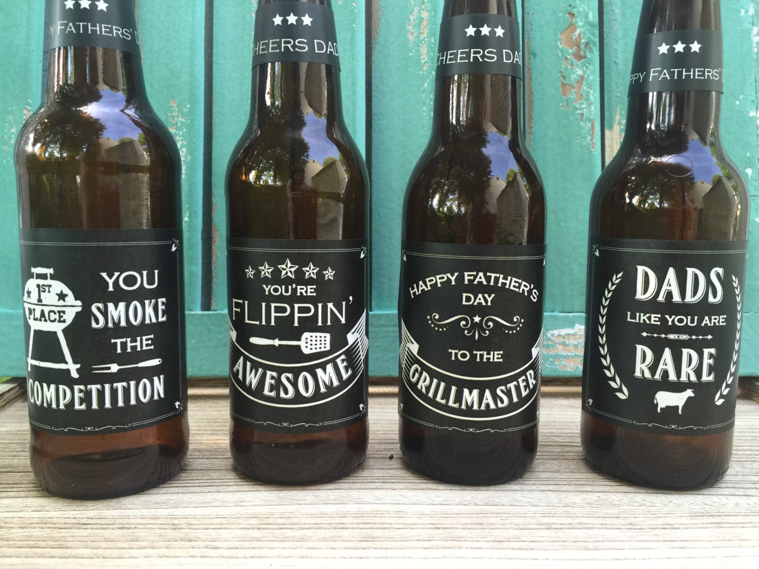 Fathers Day Gift Grill Master Beer Labels, Gift for Dad, Gift for Gri…
